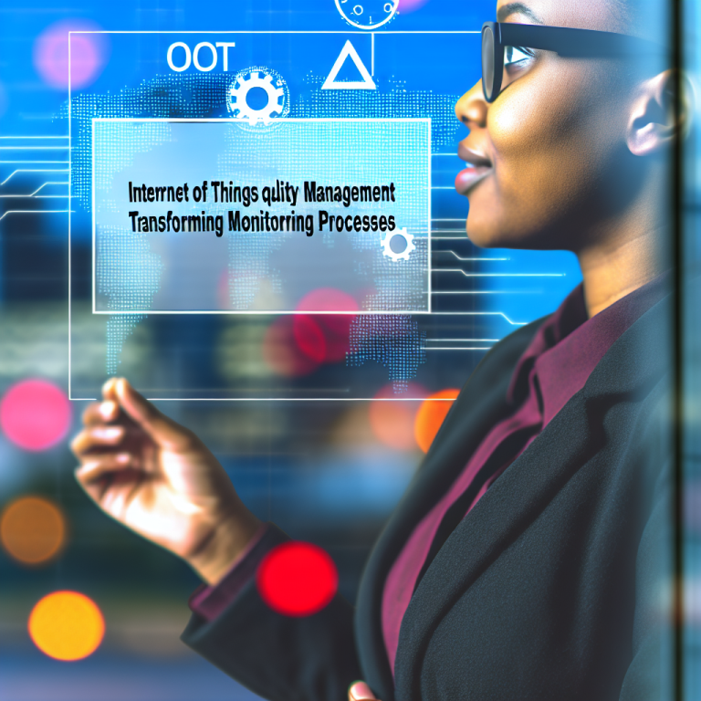 IoT y gestión de calidad: transformando procesos de monitoreo