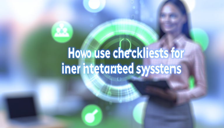Cómo Utilizar Checklists para Auditorías Internas de Sistemas Integrados