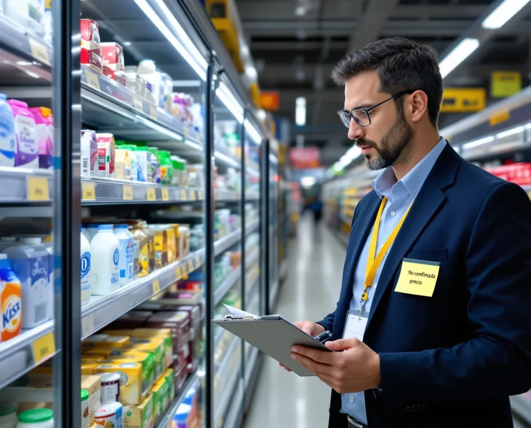 auditor en supermercado